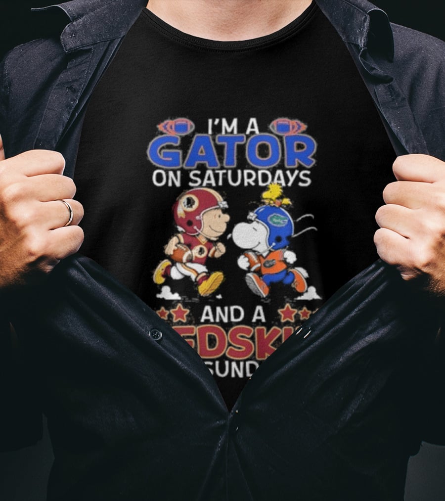 I'm A Gator On Saturdays And A Redskin On Sundays T-Shirt