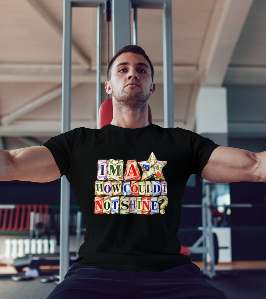 I'm A Star How Could I Not Shine Bright Colorful Blocks T-Shirt