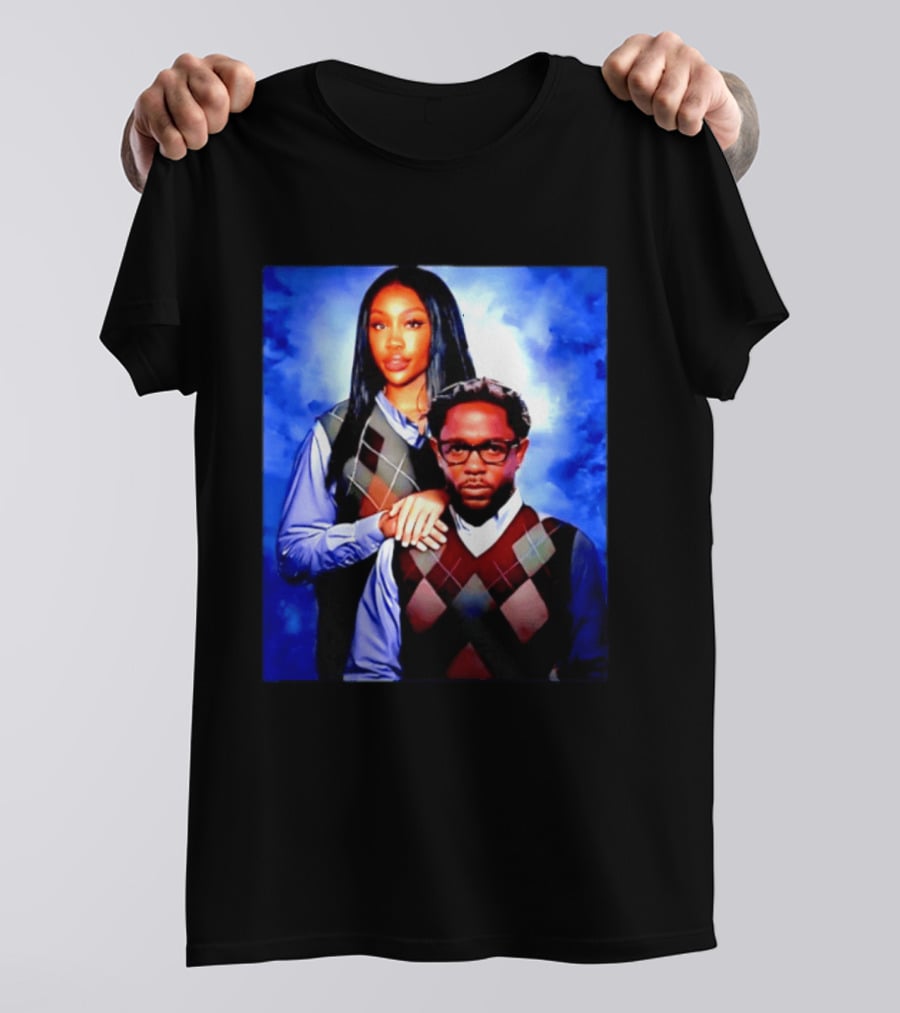 Kendrick Lamar SZA Stepbrothers Meme Argyle Sweater Humor T-Shirt