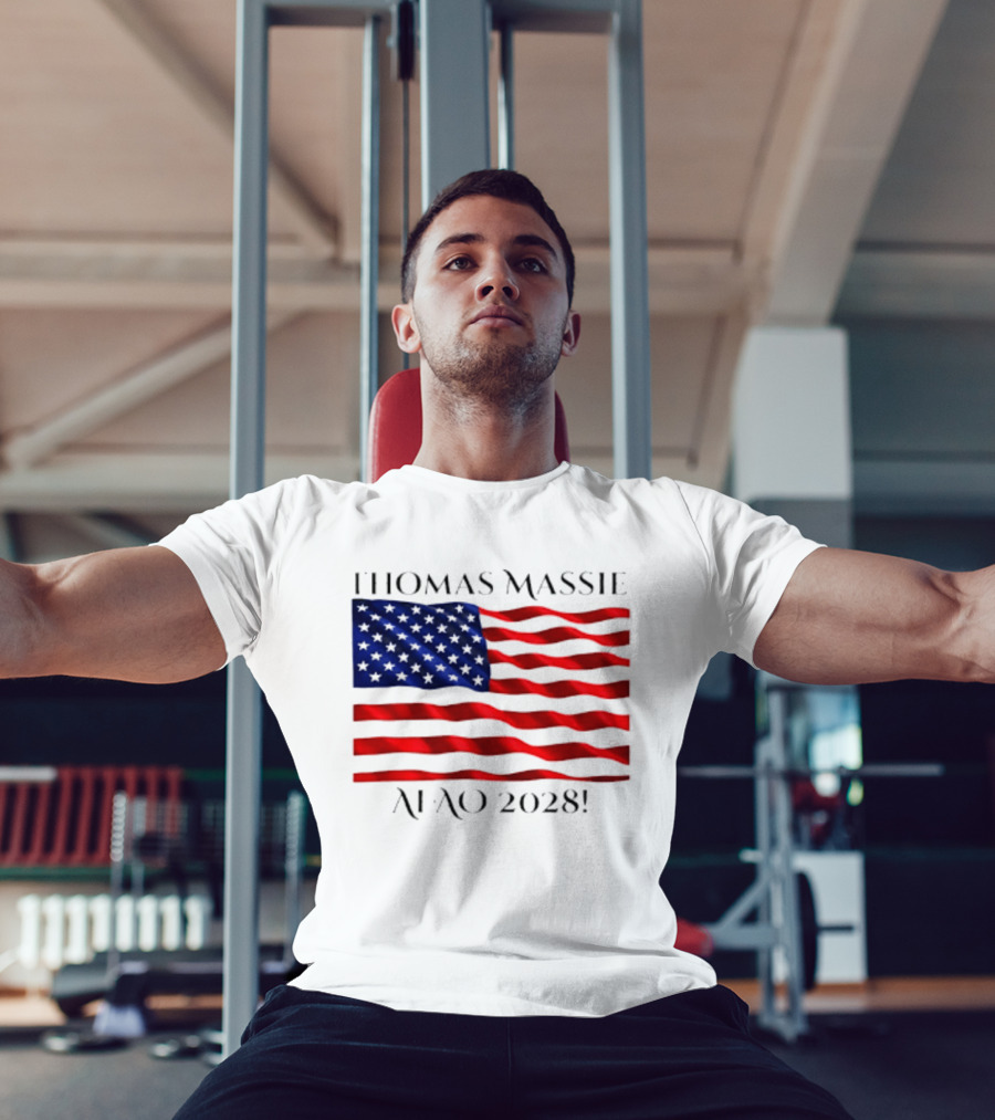 Thomas Massie American Flag 2028 AFAO T-Shirt