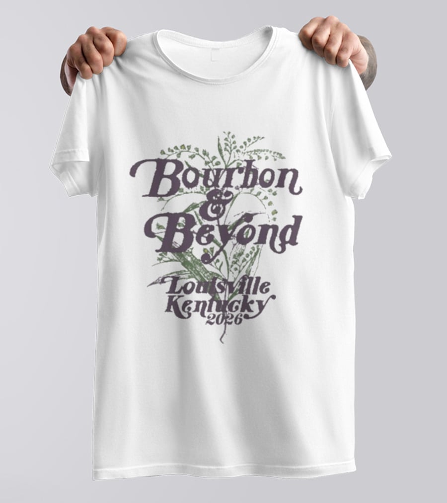 Bourbon & Beyond Louisville Kentucky 2026 Floral T-Shirt