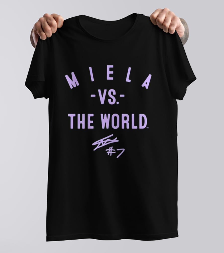 Miela Versus The World Signature Number 7 T-Shirt