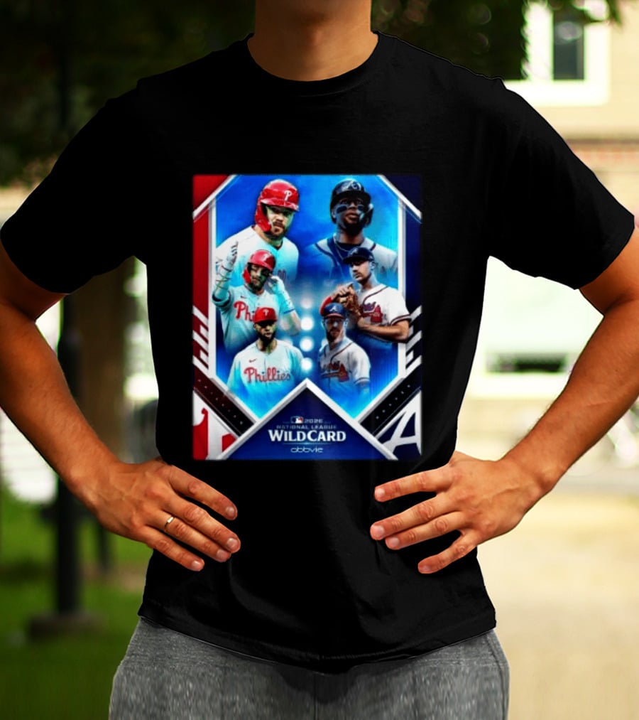 2026 MLB National League Wild Card Philadelphia Phillies Atlanta Braves Matchup T-Shirt