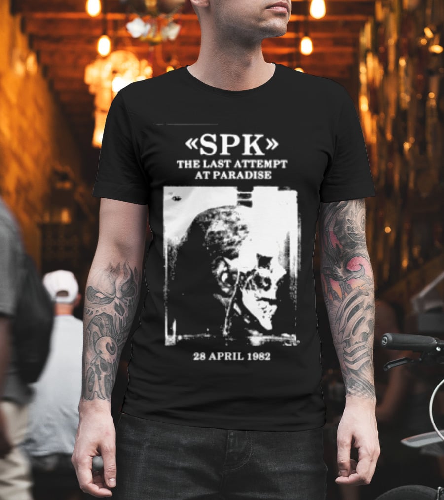 SPK The Last Attempt At Paradise Event 28 April 1982 T-Shirt