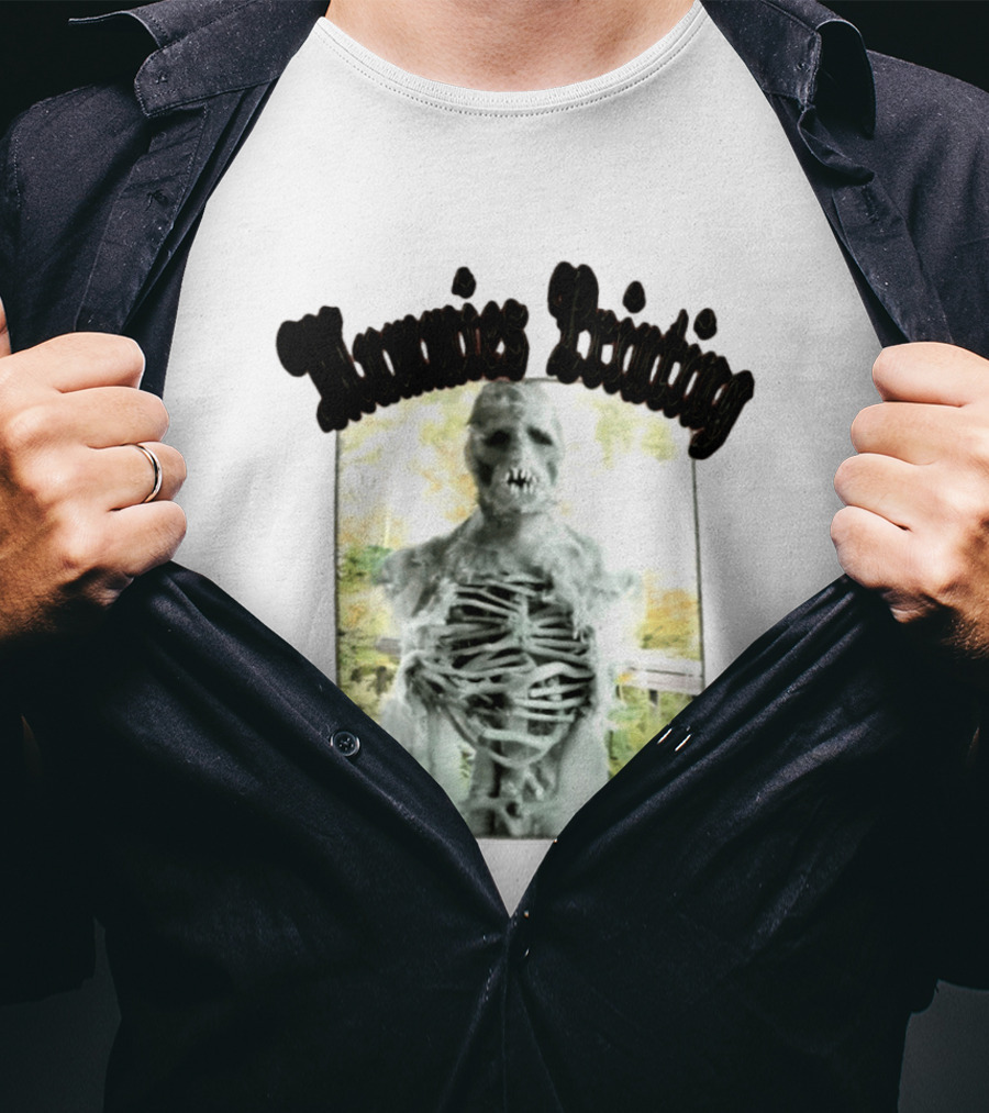 Mummies Printing Spooky Scarecrow Skeleton Horror T-Shirt