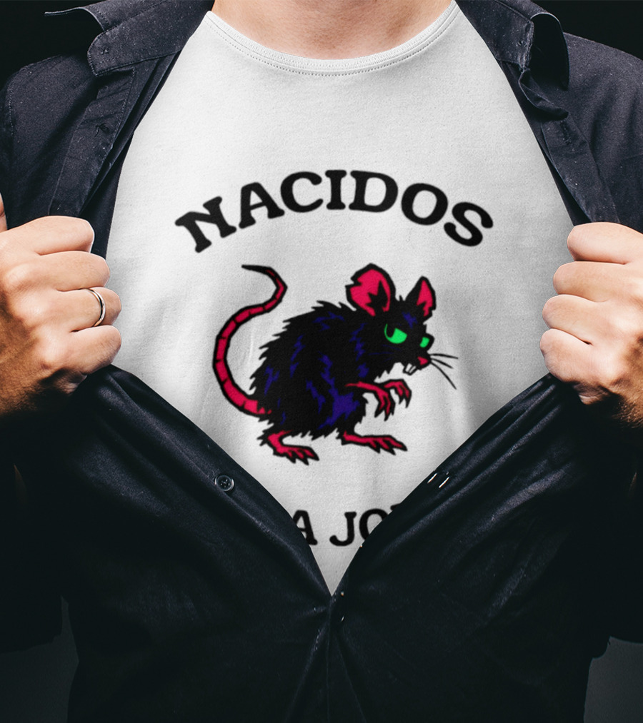 Nacidos Para Joder Rat Punk Streetwear Urban Fashion T-Shirt