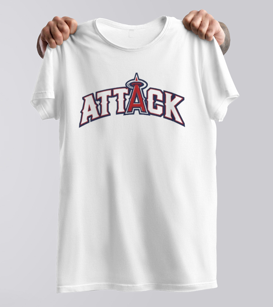 Samy Natera Jr Attack Iconic Angels Team T-Shirt
