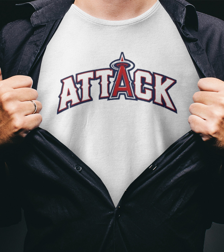 Samy Natera Jr Attack Iconic Angels Team T-Shirt