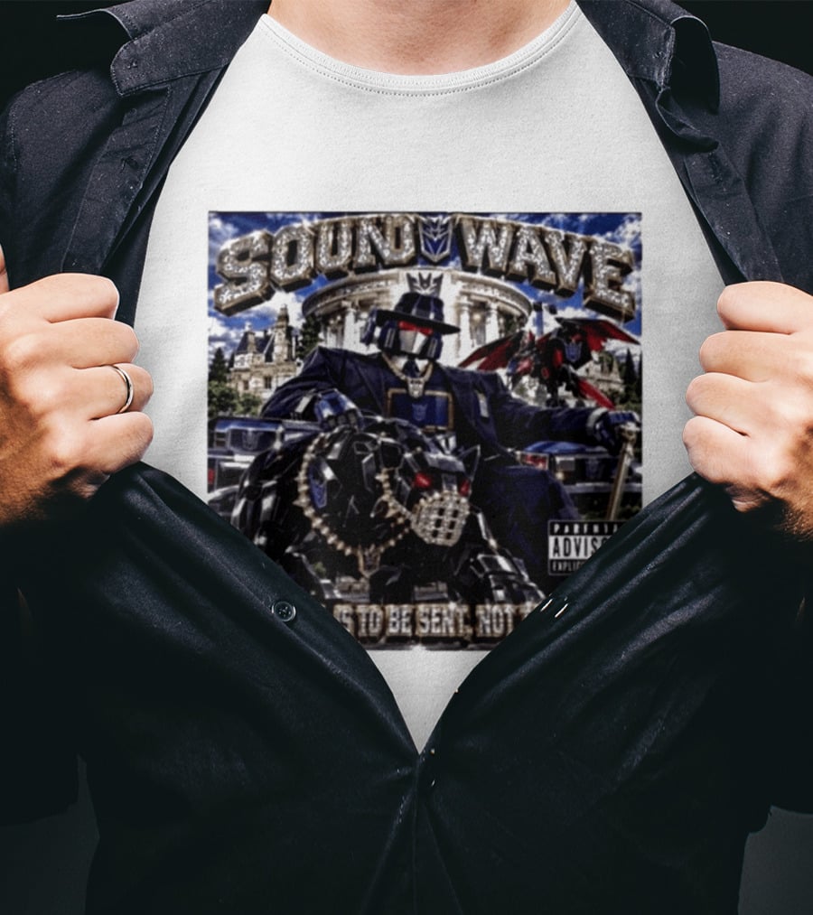 Sound Wave No Signal Is To Be Sent Not To Be Won Transformers T-Shirt