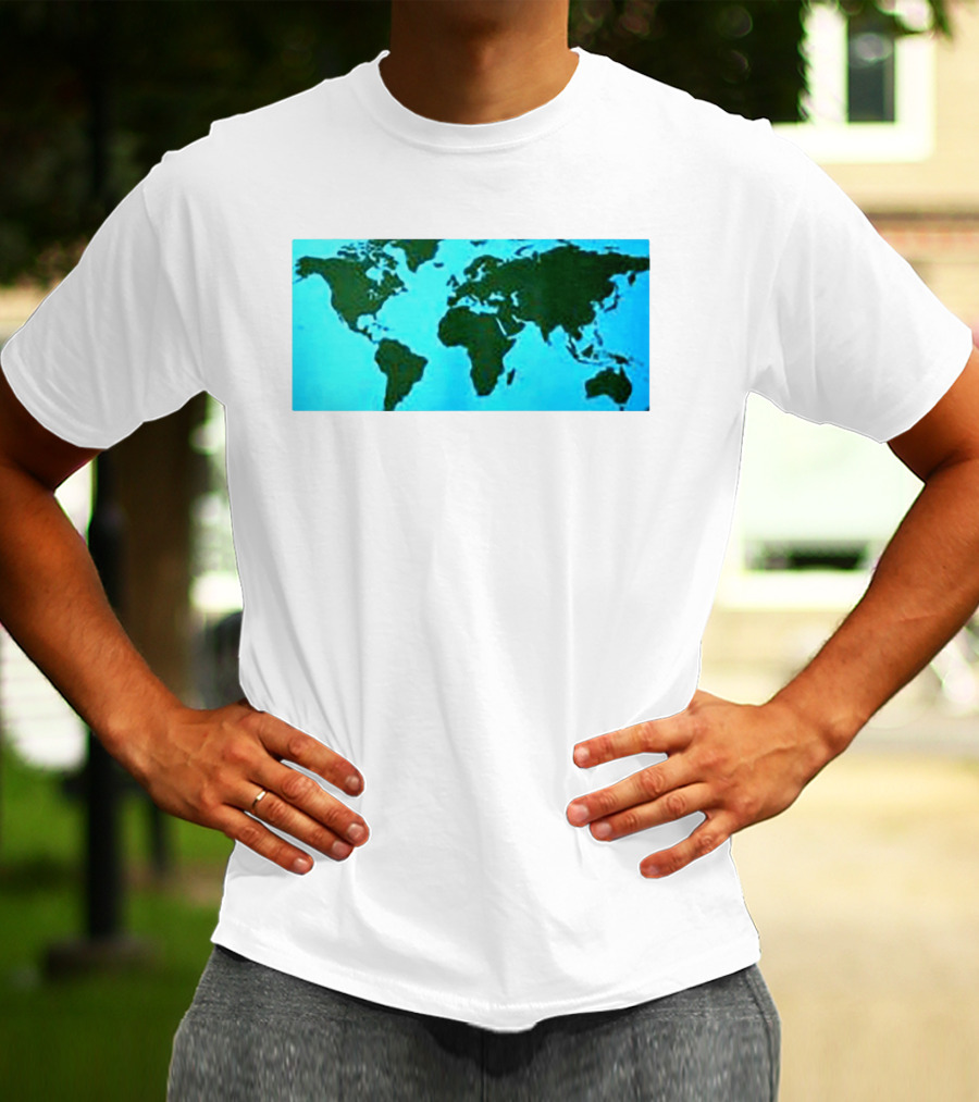 World Map Planet Earth Travel Adventure Journey T-Shirt