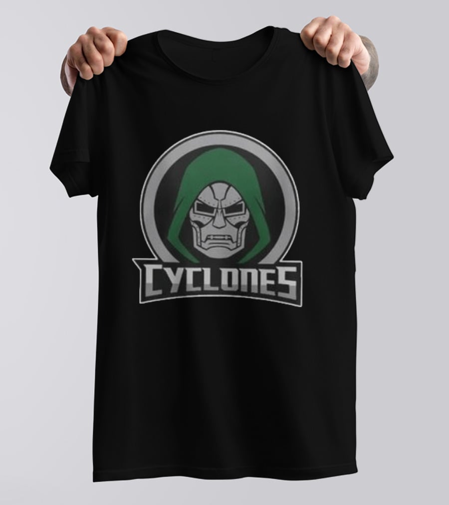 Cincinnati Cyclones Dr. Doom Marvel Hockey Jersey T-Shirt