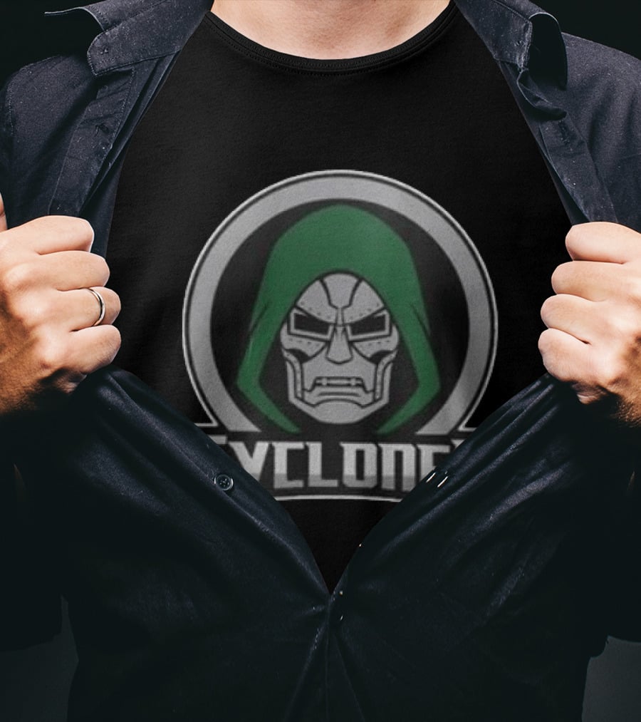 Cincinnati Cyclones Dr. Doom Marvel Hockey Jersey T-Shirt