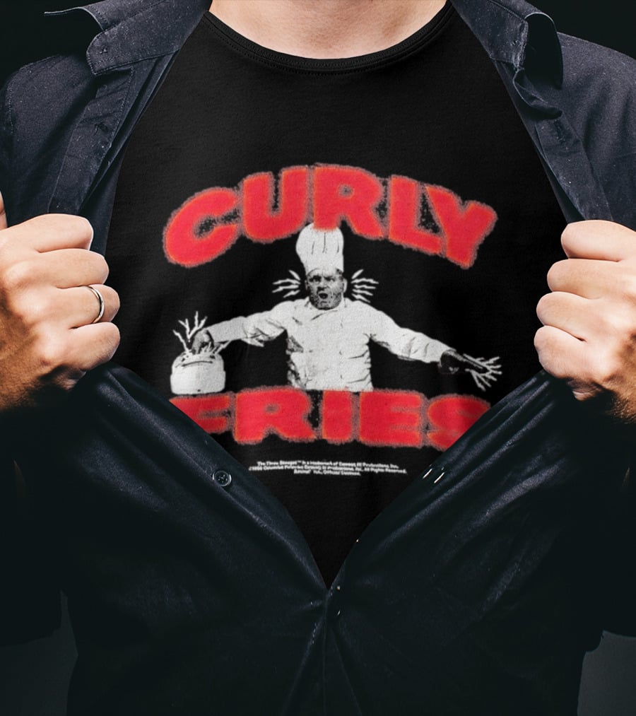 Finn Wolfhard Curly Fries Chef 2026 Faces Mashed Potato T-Shirt