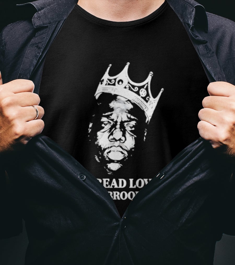 The Notorious BIG Spread Love It's The Brooklyn Way Crowned Head T-Shirt