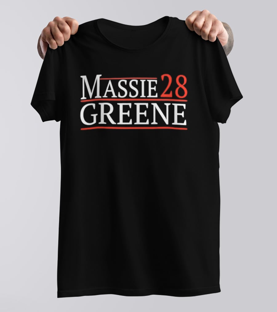 Massie Greene 28 Presidential Campaign 2028 T-Shirt