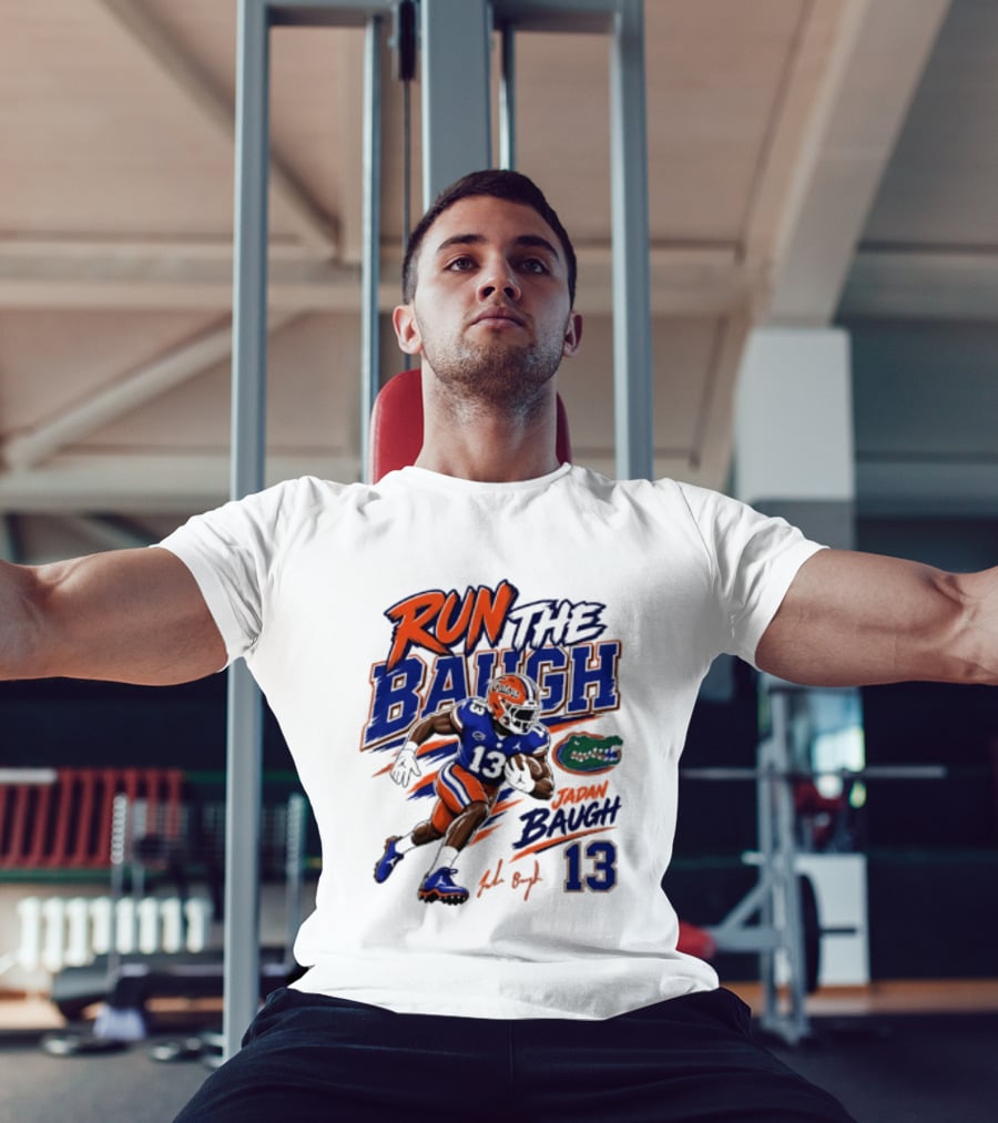 Run The Baugh Florida Gators 13 Jadan Baugh NCAA Football T-Shirt