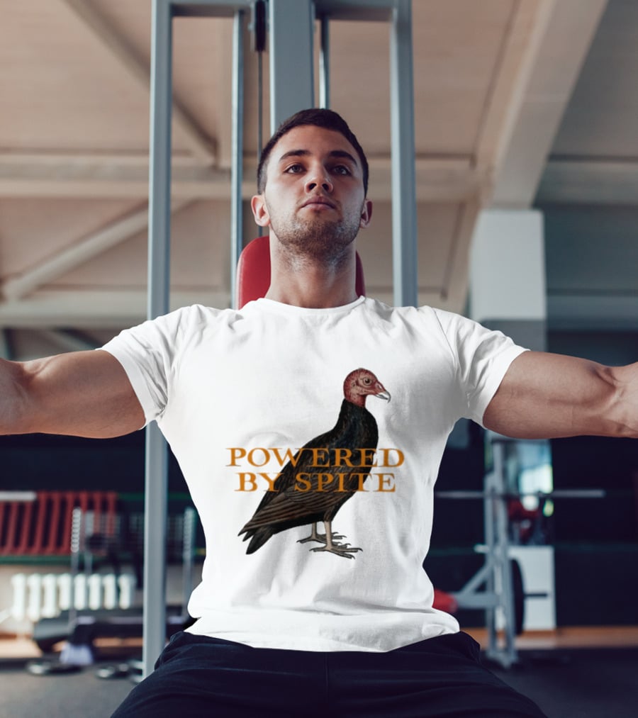 Powered By Spite Turkey Vulture T-Shirt