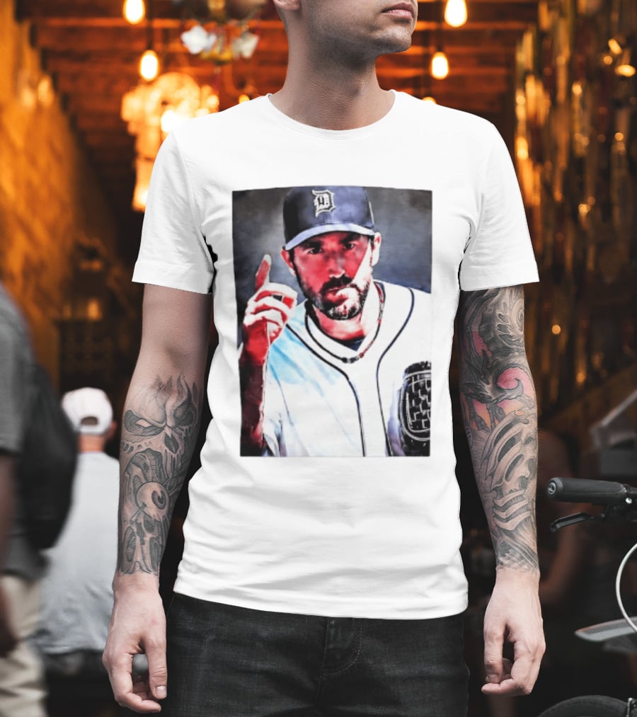 Spencer Torkelson Justin Verlander Detroit Tigers Baseball T-Shirt