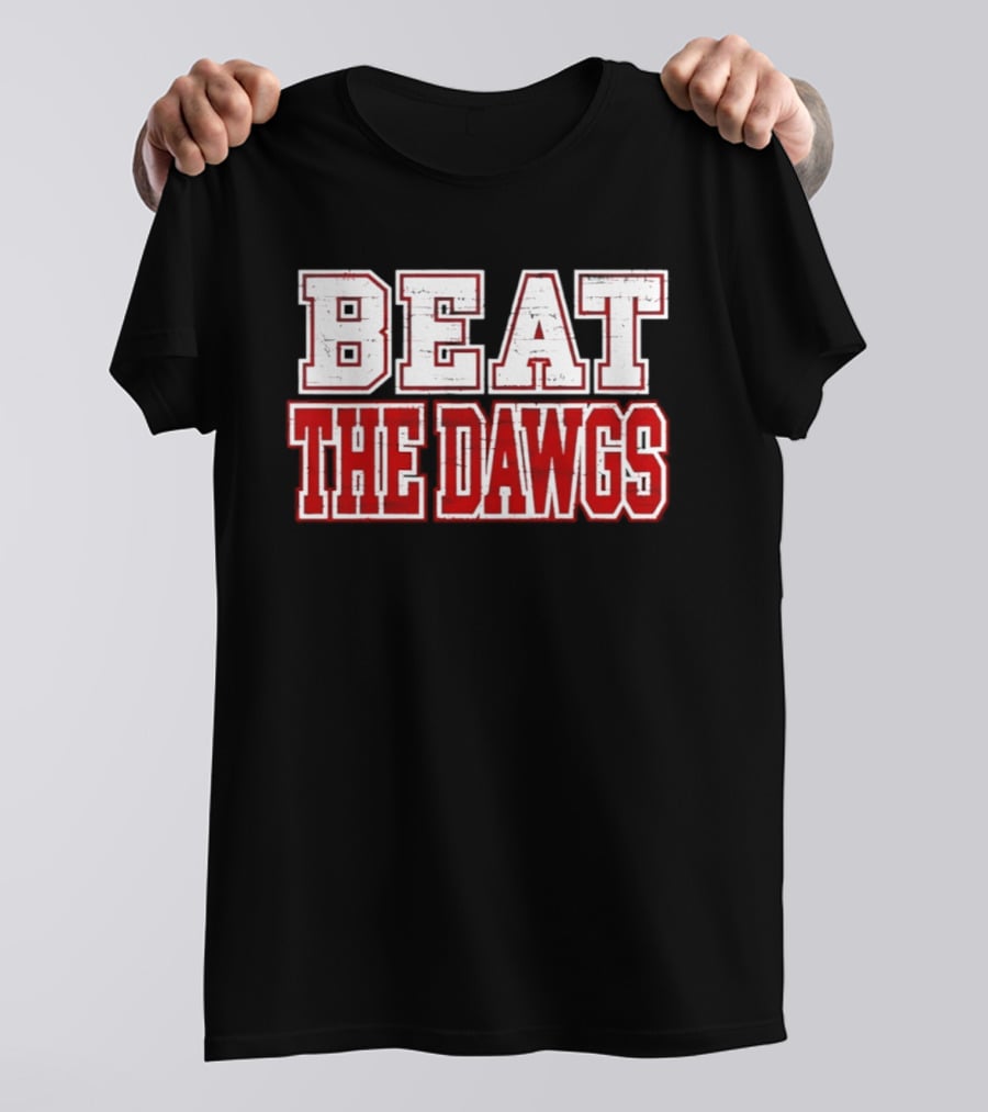 Beat The Dawgs NCAA Football Rivalry Game Day T-Shirt