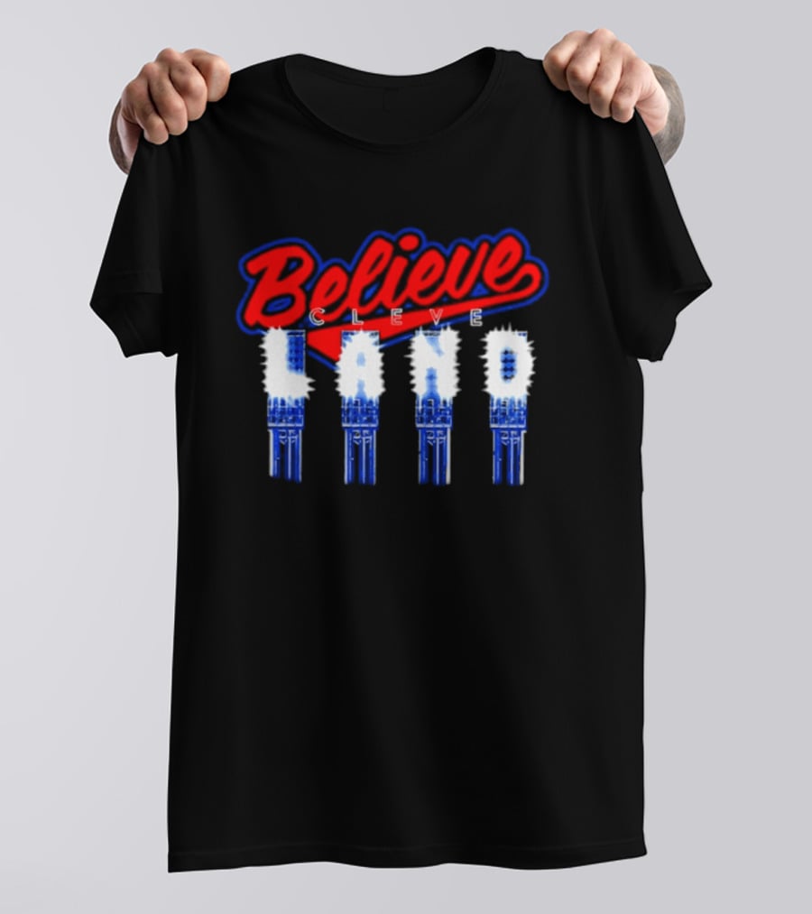 Believe Cleve Land Stadium Lights Cleveland T-Shirt