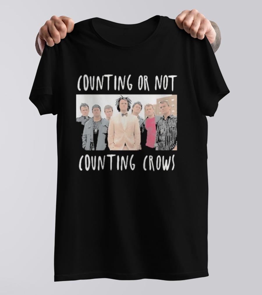 Counting Or Not Counting Crows Band Visual T-Shirt