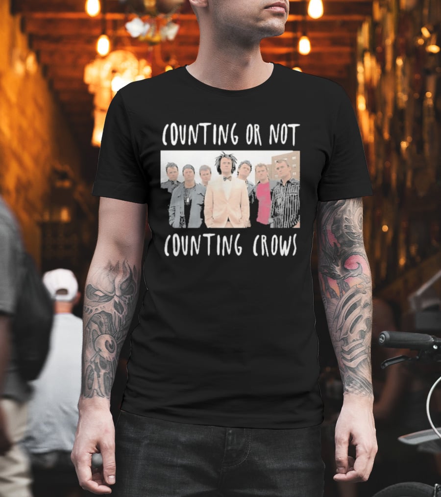 Counting Or Not Counting Crows Band Visual T-Shirt