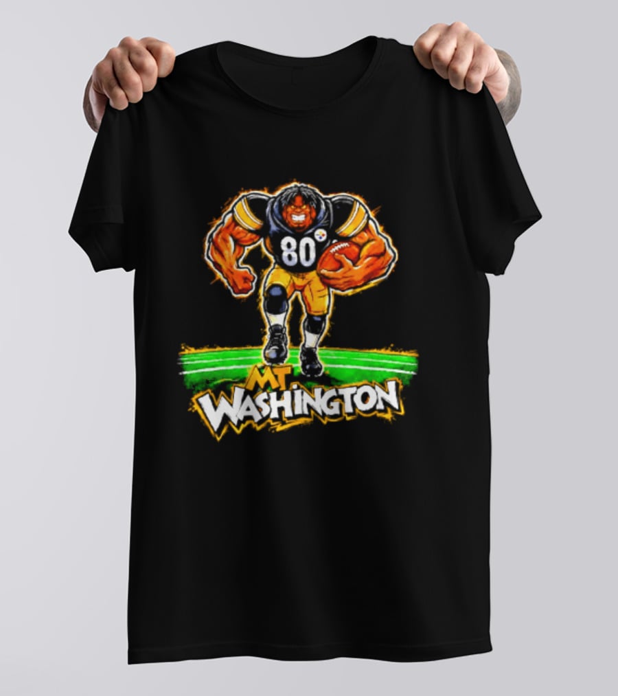 Pittsburgh Steelers Darnell Washington No 80 Washington Paint T-Shirt