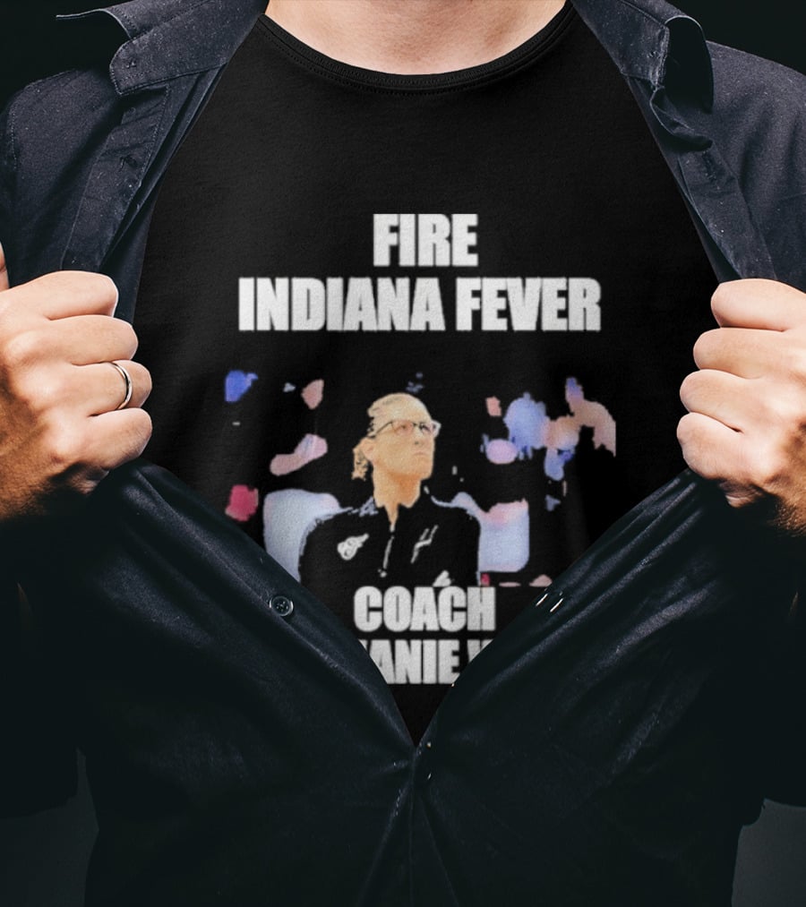 Fire Indiana Fever Coach Stephanie White T-Shirt
