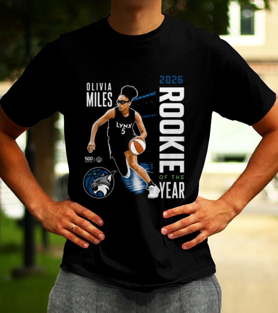 Olivia Miles Lynx 2026 Rookie Of The Year Basketball Legend T-Shirt