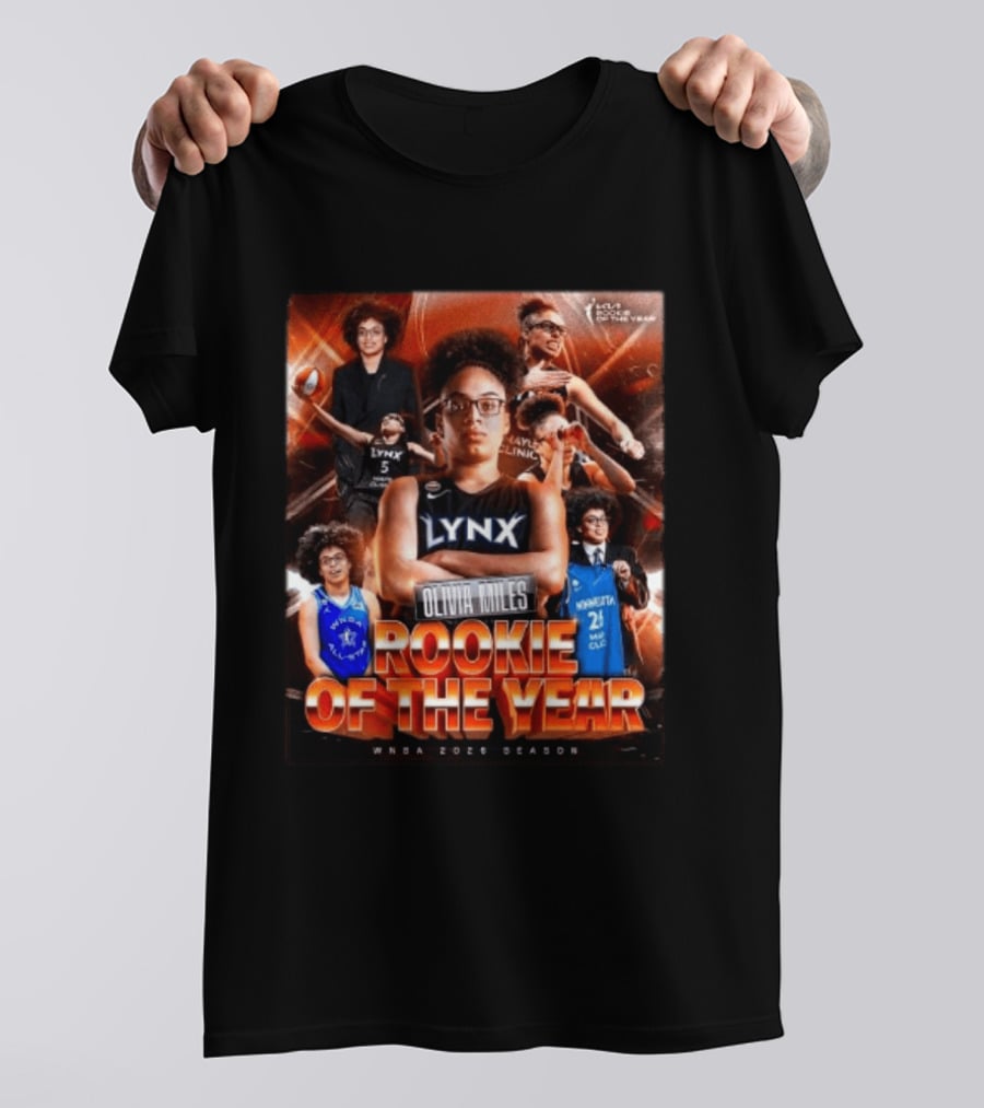 Olivia Miles Rookie Of The Year Lynx WNBA 2026 Season T-Shirt