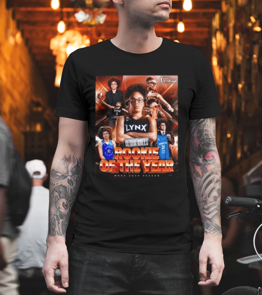 Olivia Miles Rookie Of The Year Lynx WNBA 2026 Season T-Shirt