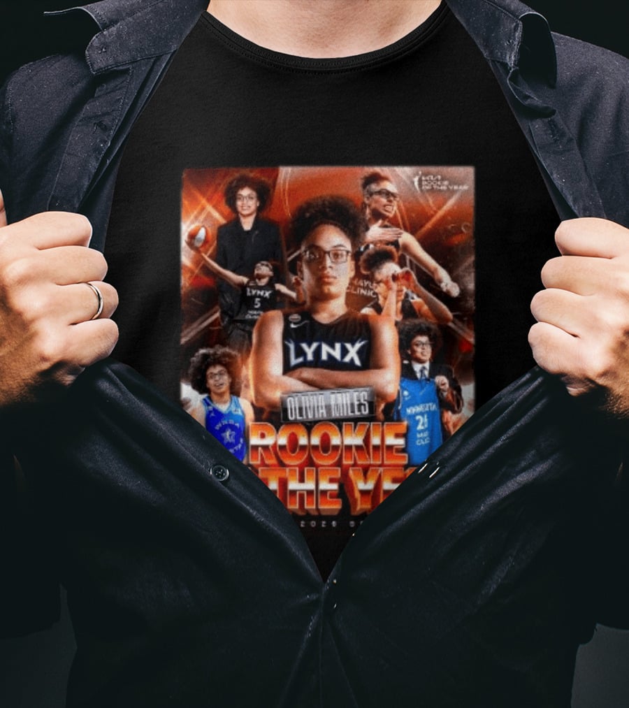 Olivia Miles Rookie Of The Year Lynx WNBA 2026 Season T-Shirt