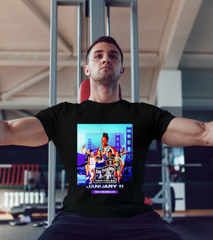 San Francisco Unrivaled January 11 Basketball Event Tickets Now Live T-Shirt