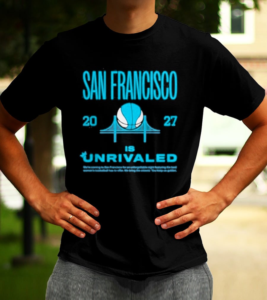 San Francisco 2023 Unrivaled Season 3 Bus Tour T-Shirt