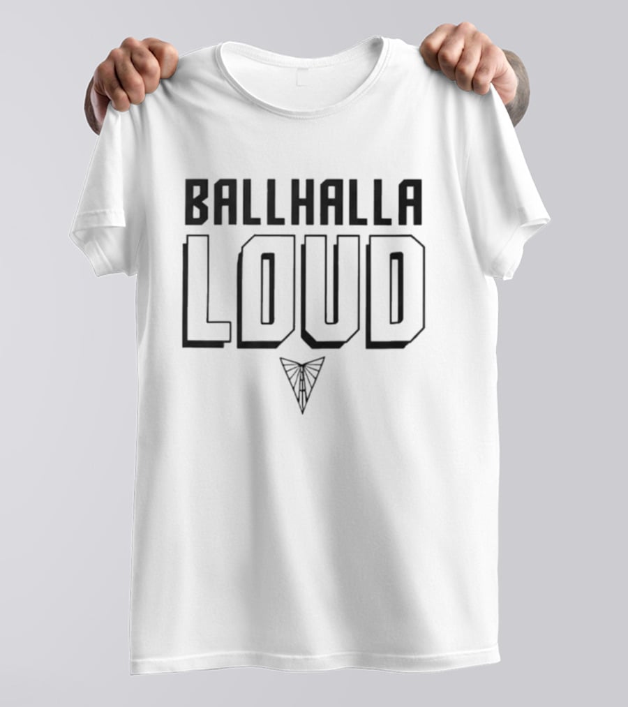 2026 Ballhalla Loud Geometric Fan T-Shirt