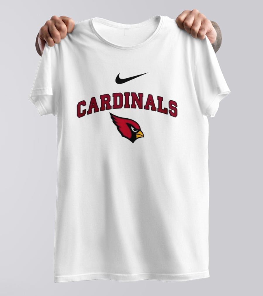 Arizona Cardinals Nike Logo Cardinals Red Bird T-Shirt