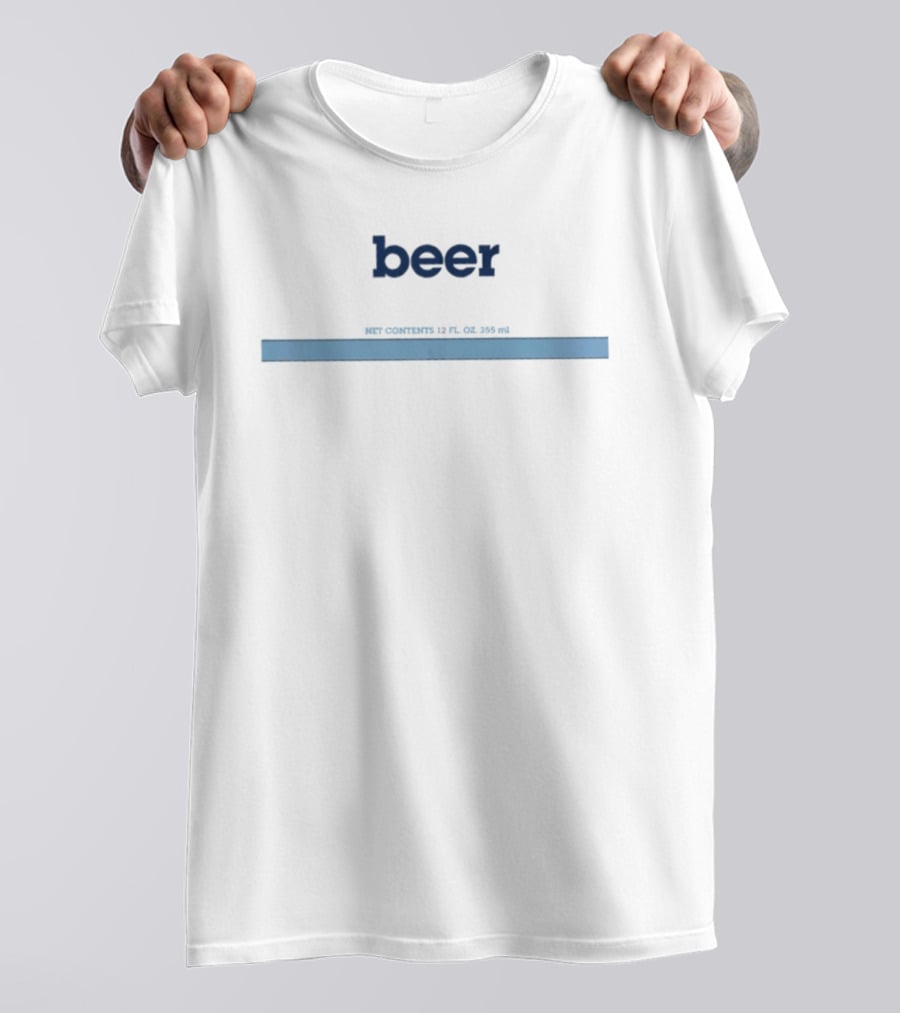 Beer Net Contents 12 Fl Oz 355 Ml T-Shirt