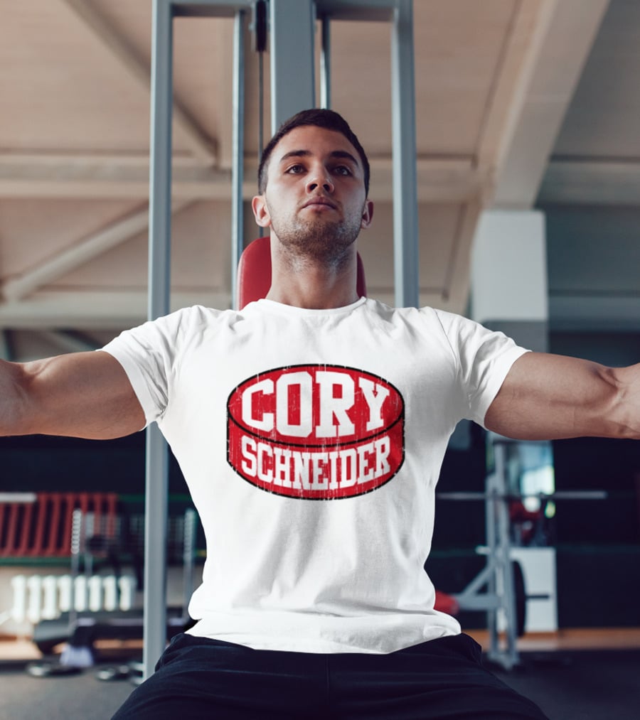 Cory Schneider New Jersey Devils Puck Red T-Shirt