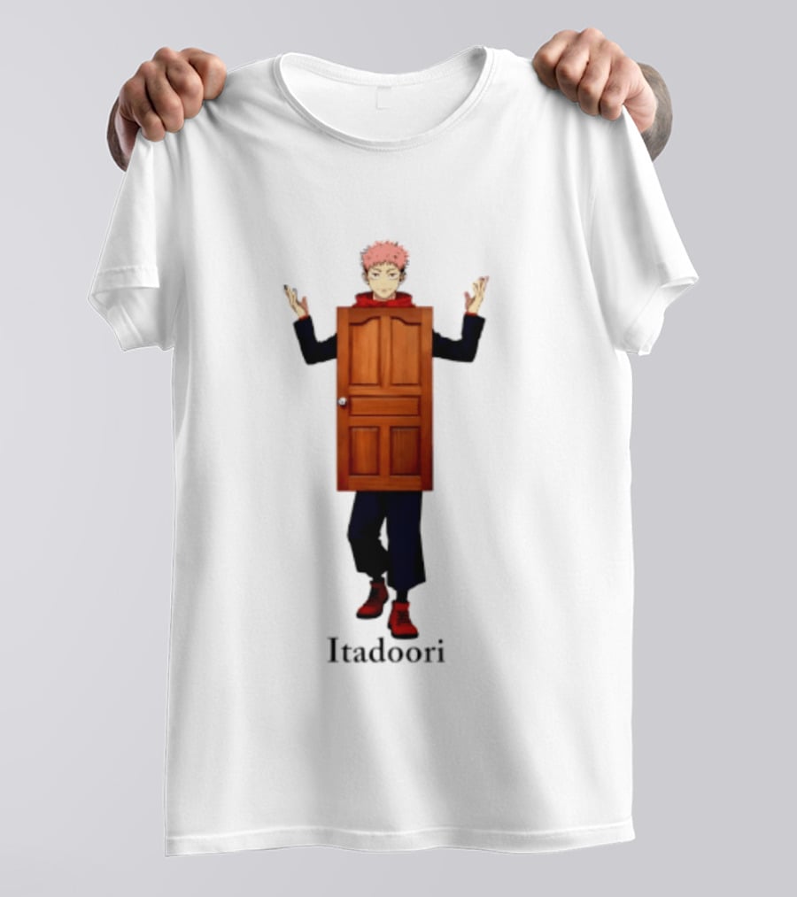 Yuji Itadori Door Jujutsu Kaisen Anime Itadoori T-Shirt