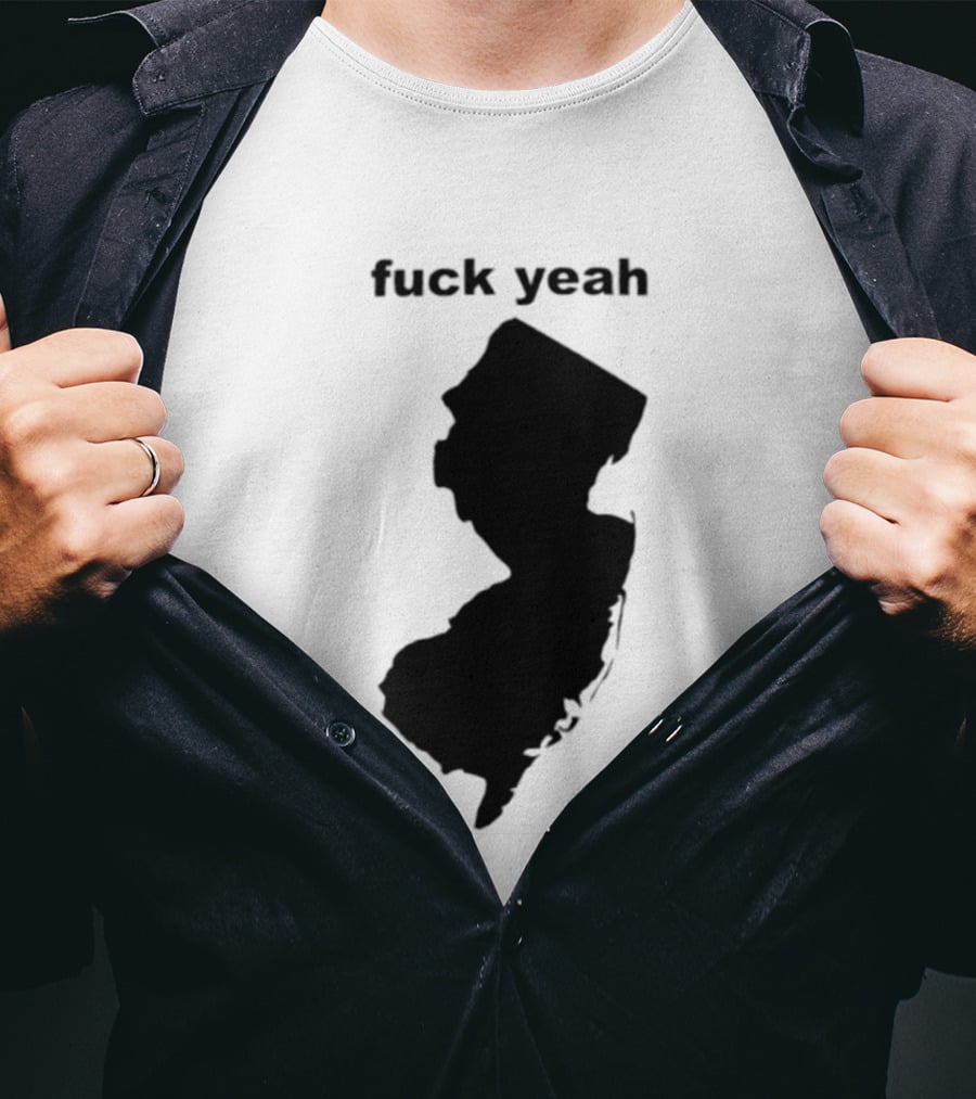 Fuck Yeah New Jersey Map T-Shirt