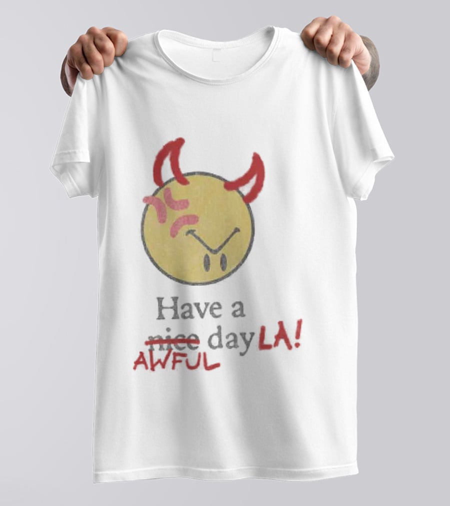 Isaiah Rashad Awful Day LA Anniversary Show 2026 Souvenir T-Shirt