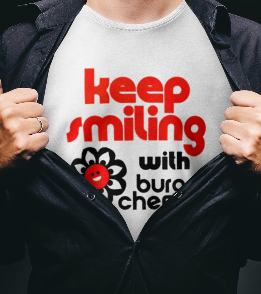 Keep Smiling With Burger Chef Retro Fast Food Nostalgia T-Shirt