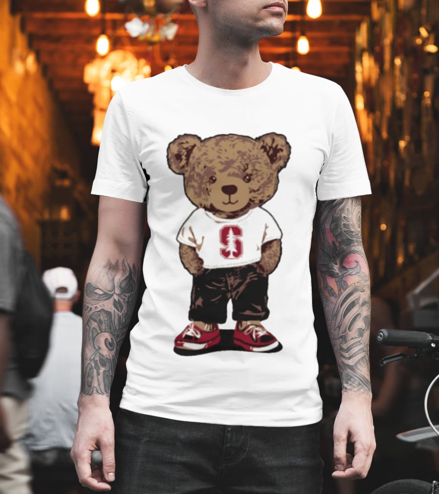 Stanford Cardinal 2026 Teddy Bear NCAA Fan Gear T-Shirt