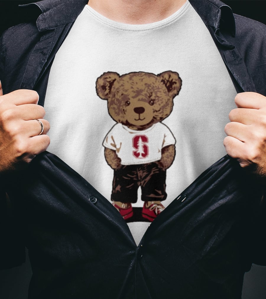 Stanford Cardinal 2026 Teddy Bear NCAA Fan Gear T-Shirt