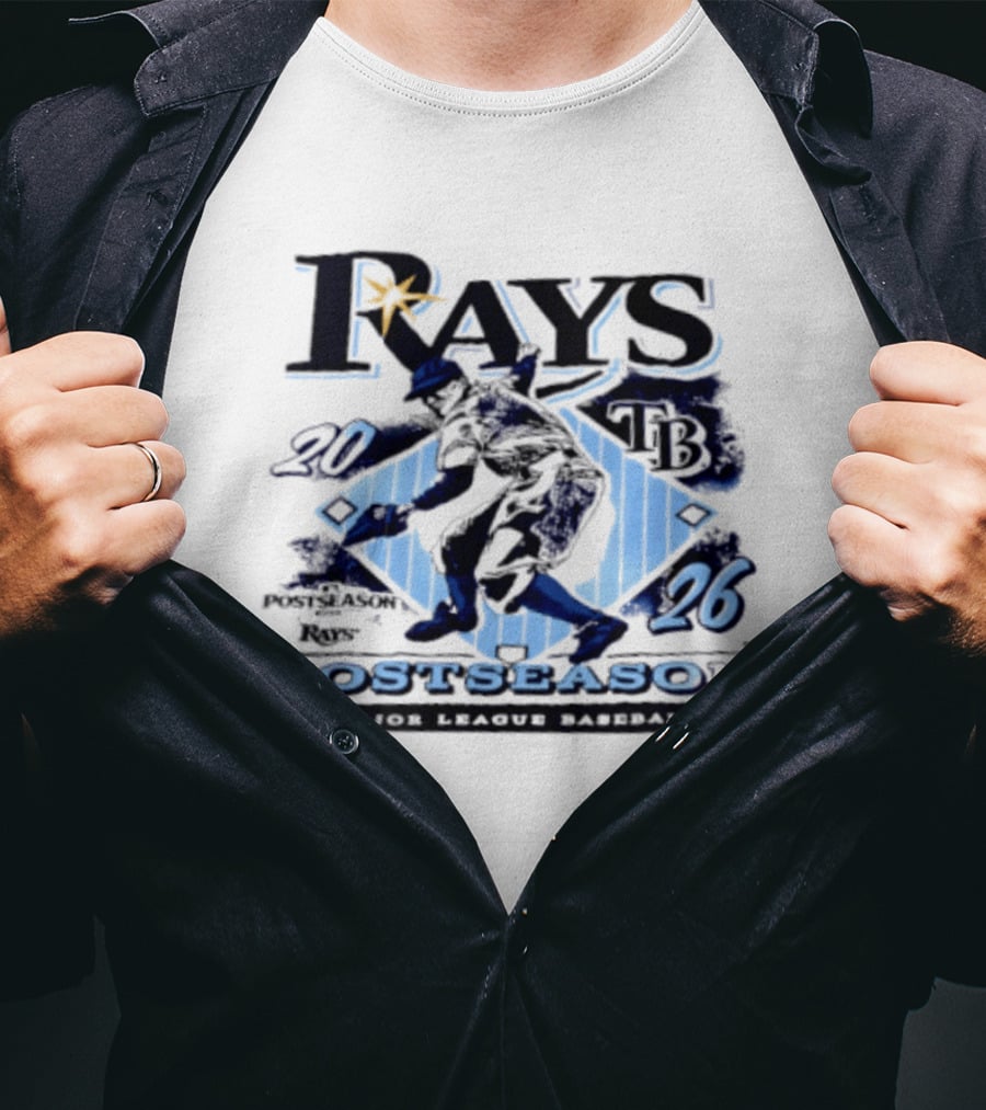 Rays 2026 Postseason Major League Baseball T-Shirt