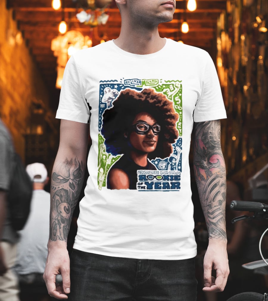 Olivia Miles Minnesota Lynx 2026 WNBA Rookie Of The Year Basketball Champion T-Shirt