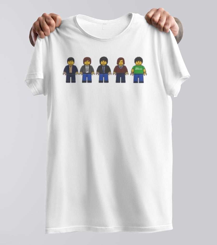 The Strokes World Tour Winter 2002 Band LEGO Minifigure Collection T-Shirt