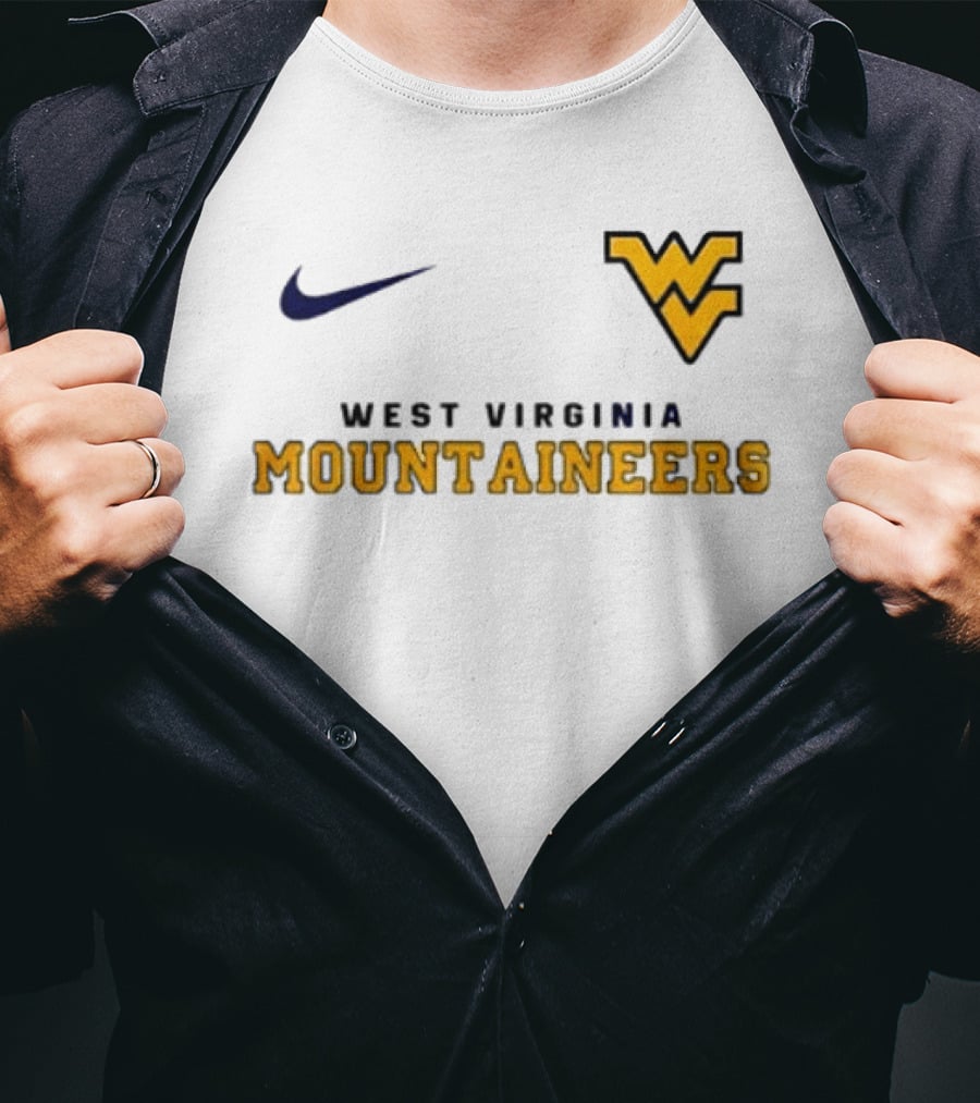 West Virginia Mountaineers Snoopy And Friend It's The Most Wonderful Time Of The Year Nike WV T-Shirt