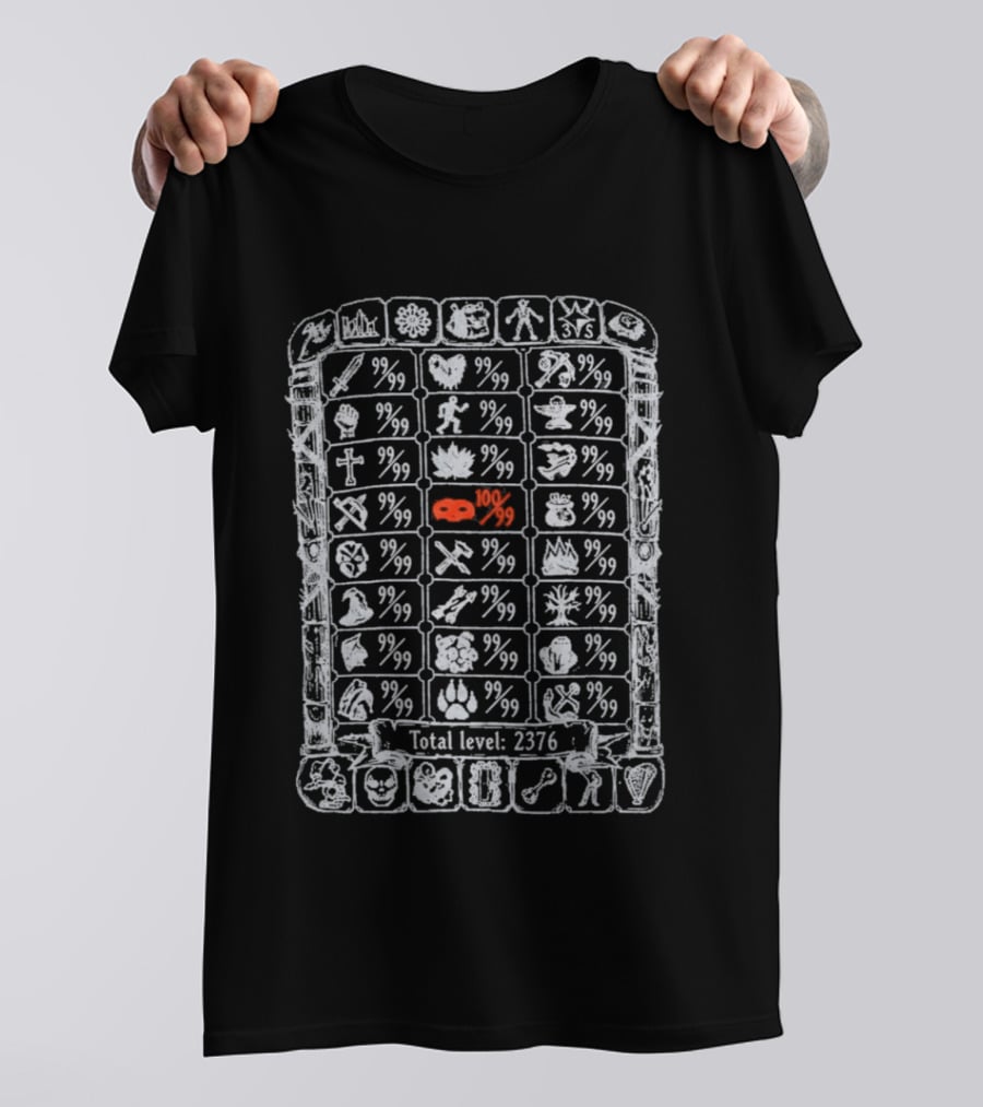 100 Thieves OSRS Thieving 99 Skill Total Level 2376 T-Shirt