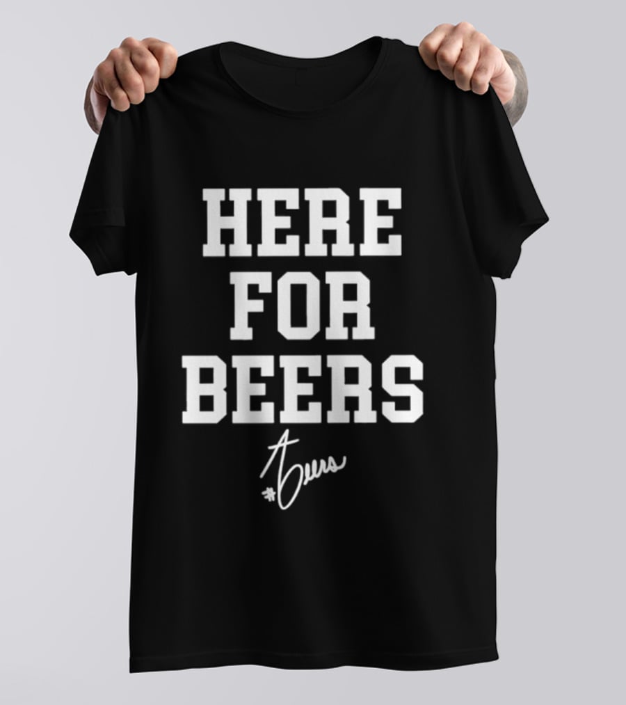 Allie Here For Beers Marquette Women's Volleyball T-Shirt